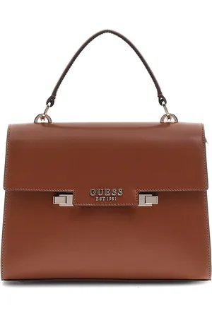 Guess 100% Cotton Eco Aldith Top Handle Flap Bagun