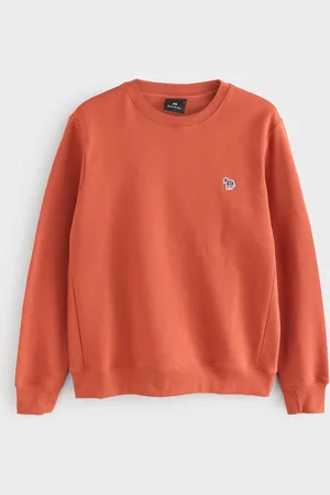 Paul Smith Sweat Paul Smith Regular Fit Logo 100% coton biologique marronxlarge