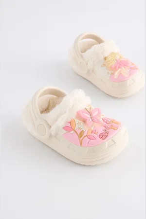 Next Chaussons sabots doublés de fausse fourrure