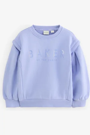 Ted Baker Blue Embroidered Branded 100% Cotton Sweat Top12 - Mois 18 (80 - 86cm)