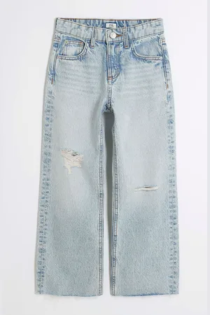 River Island Girls 100% Cotton Denim Ripped Straight Jeans5 ans (110cm)