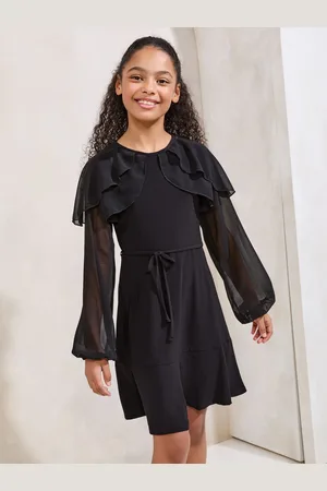 Lipsy London Layered Flutter Manches longues Robe (5-16yrs)116122cm