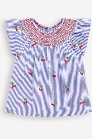 Boden Top tissé et smocké en 100% coton98104cm