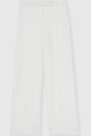 Reiss Pantalons habillés Sierra ample en crêpe34