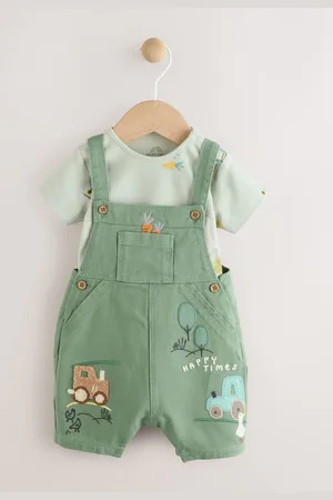 Next Ensemble salopette et body pour bébé (0mths-2yrs)56cm