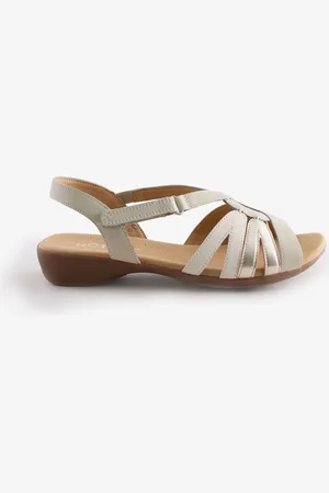 Hotter Wide Fit Flare Touch-Fastening Sandals5