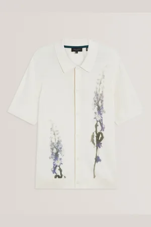 Ted Baker Ruits Regular Floral Placement ShirtGrand