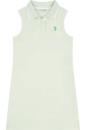 U.S. Polo Assn. U. S. Polo Assn. Girls Striped Sleeveless Polo Dress10 - 11 ans (140 - 146cm)