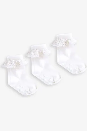 JoJo Maman Bébé 3{Paquet de chaussettes à froufrous4 - 6 ans (104 - 116cm)