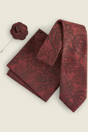 Next Ensemble texturé cravate, pochette et épingleTAILLE UNIQUE