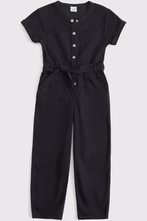 Abercrombie & Fitch Utility Pocket Jumpsuit With Tie Belt Detail17années