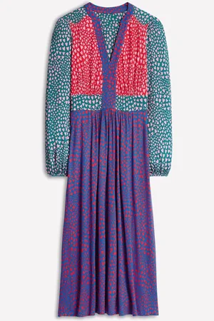 Boden Lily Manches longues Caur Mi-long Robe40 R