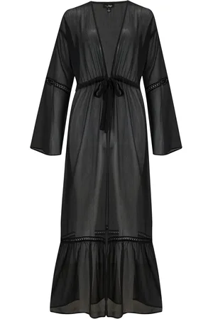 Pour Moi Kimono de plage Maxi en mousseline à manches longues42