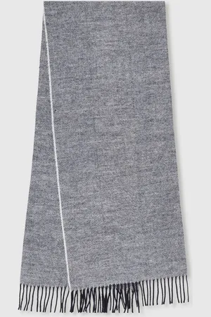 Reiss Higgins Wool Blend Écharpe à chevronsUn an