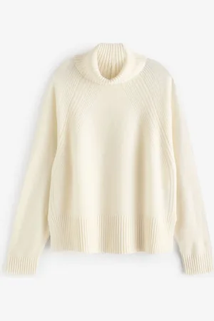 Next 100% Wool Premium High Col roulé Knitted PullM Reg