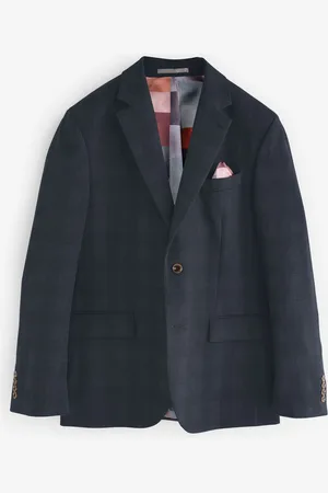 Next Veste de costume slim à carreaux48 Régulier (UK 38 R)