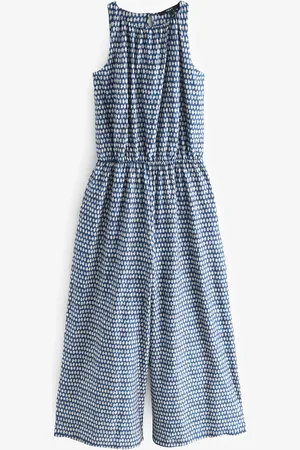 Next Sleeveless Wide Leg 100% Cotton Jumpsuit38petite