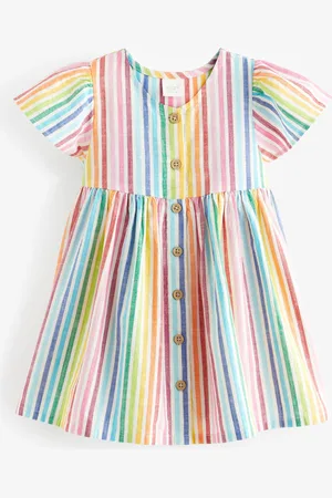 Next Button Up 100% Cotton Summer Dress (3mths-10yrs)116122cm
