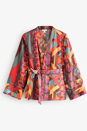 Next Kimono drapé texturé Satin38