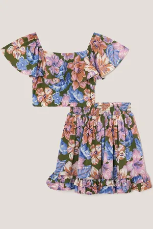 Monsoon Floral Top and Skirt Set11 - 12 ans (146 - 152cm)