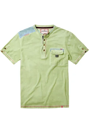 Joe Browns Pique Aztec Trim Henleys T-shirt2X-Large