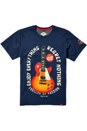 Joe Browns 100% Cotton Bold Electric Guitar Graphic Short Sleeve T-Shirt2X-Large
