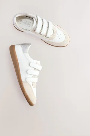 Next Baskets slim Forever Comfort en cuir fermeture velcro
