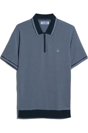 Original Penguin Jacquard 1/4 Polos zippés 100% cotonMédium