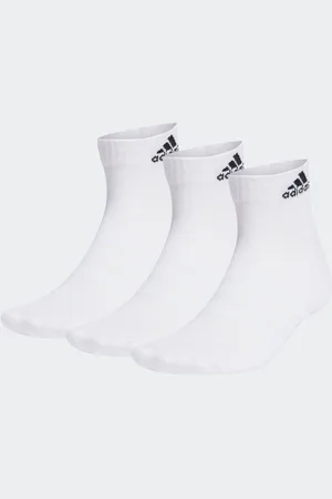 adidas Chaussettes 3 Lot Vêtements de sport rembourrées à la cheville UK 2 - 3.5