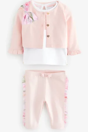 Ted Baker Pink Cardigan Set 3 Piece18 - Mois 24 (86 - 92cm)