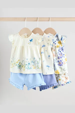 Next Baby Frill T-Shirt and Short Set 6 Piece6268cm