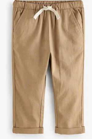 Next Linen Blend Trousers (3mths-7yrs)3 - Mois 6 (62 - 68cm)