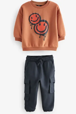 Next Sweat-shirt et pantalon de sport en coton 100% 2 Pieces Ensemble (3mths-7yrs)9 - Mois 12 (74 - 80cm)