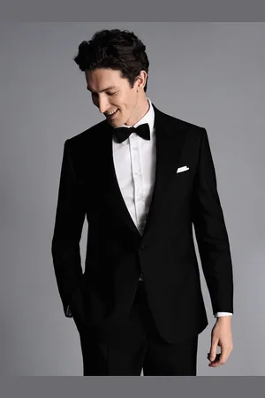 Charles Tyrwhitt Costume de soirée slim à revers Peak: veste54 Régulier (UK 44 R)