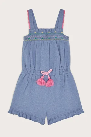 Monsoon Embroidered Jersey Playsuit110116cm