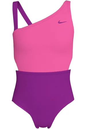 Nike Colour Block Asymmetrical Cutout Swimsuit146152cm