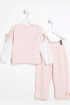 River Island Girls Hybrid Sleeve Sweat Set98104cm