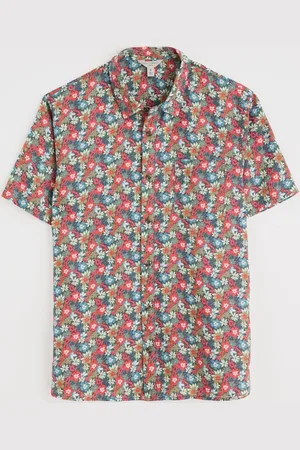 Seasalt Cornwall Chemise Heron homme à manches courtes 100% lin2X-Large
