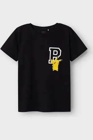 NAME IT 100% Coton Pokemon T-shirt graphique Pikachu7 - 8 ans (122 - 128cm)