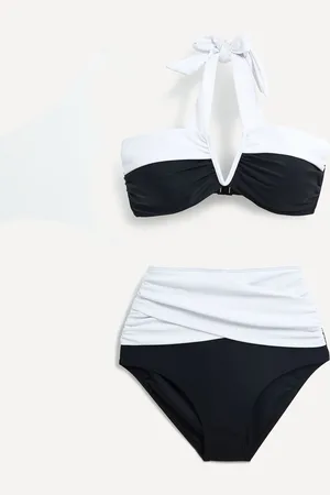 Linzi Bikini Palma Bandeau à dos nu et taille haute40