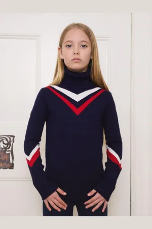 The Little Tailor Kids Retro Sport Coupe ajustée Noël Pull8 - 9 ans (128 - 134cm)