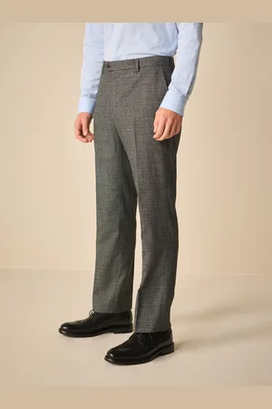 Next Pantalon de costume texturé à coupe régulière et à bordures34W x 31L (UK 34 R)