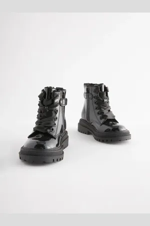 Next Chunky À lacets Ankle Bottes
