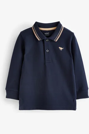 Next 100{Polo à manches longues en coton (3mths-7yrs)12 - Mois 18 (80 - 86cm)