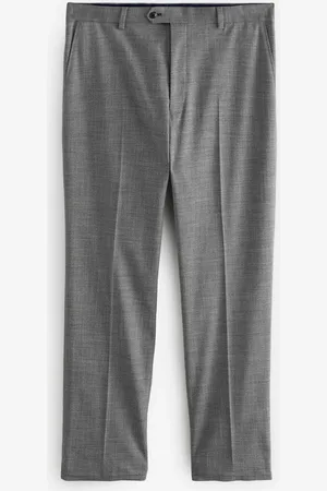 Next Pantalon de costume texturé à coupe régulière et à bordures50W x 31L (UK 50 R)