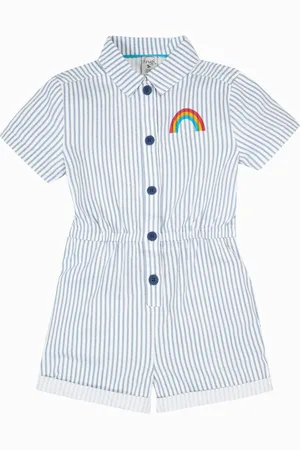 Frugi Blue 100% Organic Cotton Imogen Jumpsuit116122cm