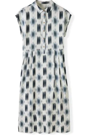 CELTIC & CO. Celtic &Co. Robe mi-longue en 100% lin à manches cultivées44