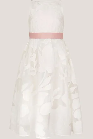 Monsoon Floral Embroidered Maxi Party Dress140146cm