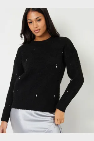 Threadbare Pull en maille brossée orné de diamants36