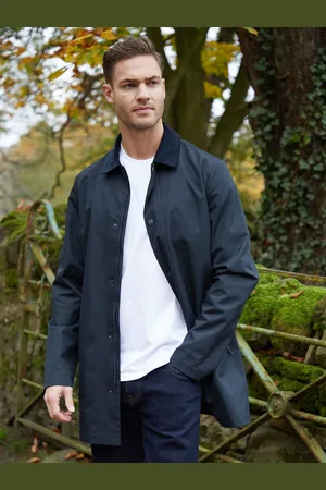 Threadbare Showerproof Longline Corduroy Collar MacMédium